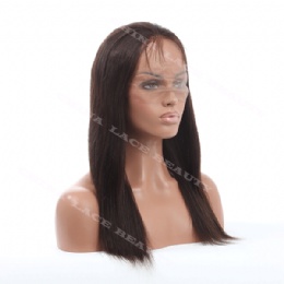 Full Lace Wig Indian Remy Light Yaki