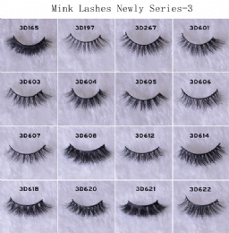 NEW Mink Lashes 3D Mink Eyelashes 100% Cruelty free Handmade Reusable Natural Eyelashes Extension