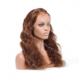 Full Lace Wig Indian Remy 4# Body Wave