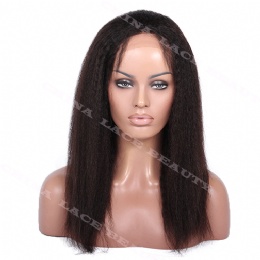 Silk base top wigs 18inches kinky straight