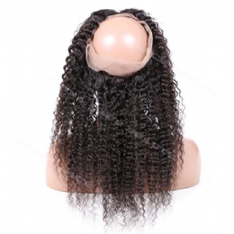 360° Lace frontal  kinky curl