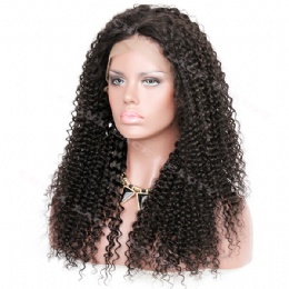 Kinky Curl Brazilian Virgin Hair New 13x6 HD Lace Wigs 150% thick density pre-plucked hairline