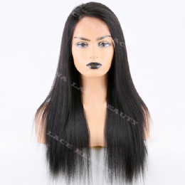 Silky Straight Brazilian Virgin Hair New 13x6 HD Lace Wigs 150% thick density pre-plucked hairline