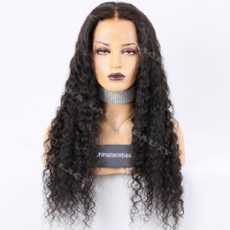 Deep Wave Brazilian Virgin Hair New 13x6 HD Lace Wigs 150% thick density pre-plucked hairline