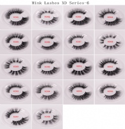 5D Fraux Mink Eyelashes 100% Cruelty free Handmade Reusable Natural Eyelashes Extension 6
