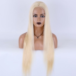 Lace Front Wig, 613 Blonde Straight